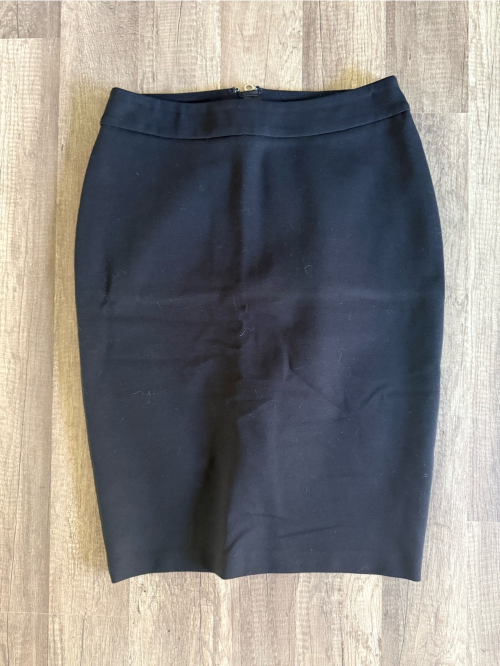Tyler Madison Skirt Black Pencil Skirt Back Zipper Detail Size Small